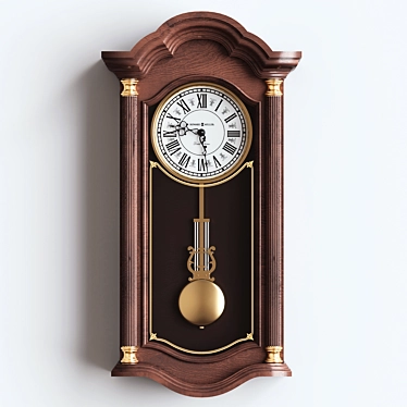 Elegance in Time: Howard Miller Lambourn I Wall Clock 3D model image 1 