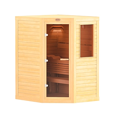 Sawo Wave Finnish Sauna 3D model image 1 