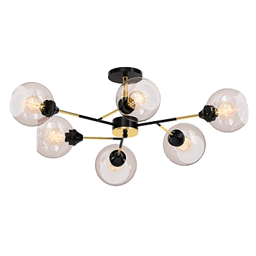 Stunning Sirius V0805 Ceiling Chandelier 3D model image 1 