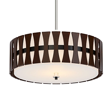 Rustic Charm: Kichler Cirus 24" Pendant 3D model image 1 