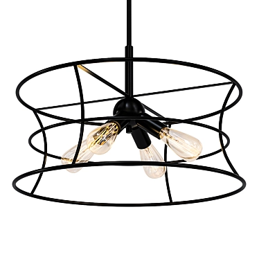 Bronze Pendant Light - Felix 3D model image 1 