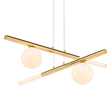 Floating Harmony Chandelier 3D model image 1 