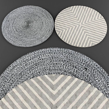 Vintage Rug Collection 3D model image 1 