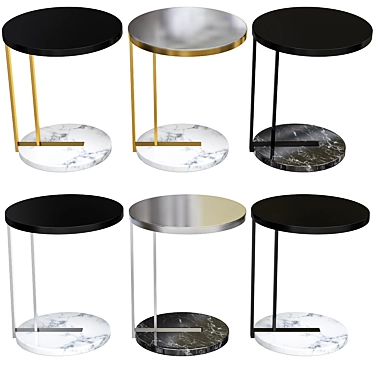 Ralf Low Tables: Sleek Design by Meridiani 3D model image 1 