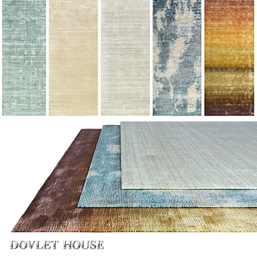 Luxury Silk and Wool Carpets by DOVLET HOUSE 3D model image 1 