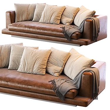 Elegant Aurae Maxalto Sofa 3D model image 1 