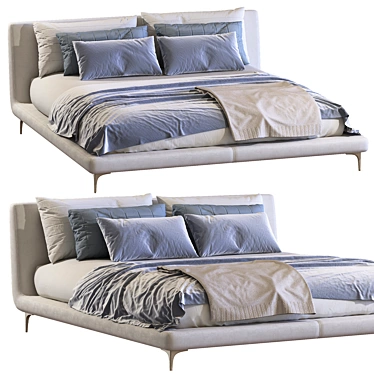 Luxury Bed: TULISS/Desiree Divani 3 3D model image 1 