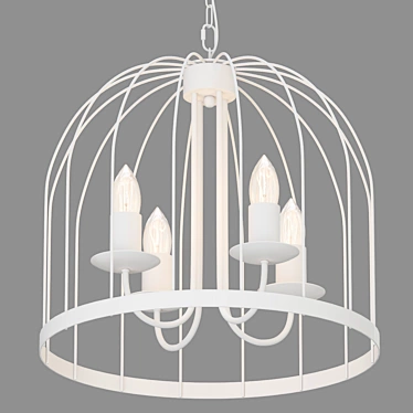 Vitaluce Pendant Chandelier, 4 x E14, 60W 3D model image 1 