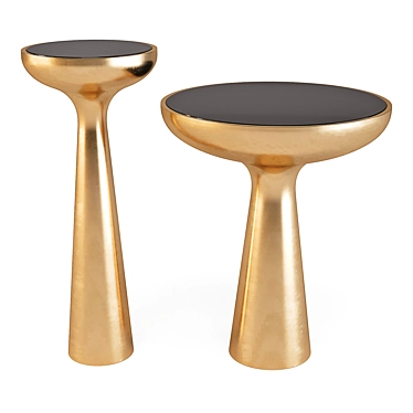 Eichholtz Lindos: Modern Organic Side Tables 3D model image 1 