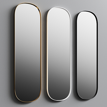 Frost Unu Mirror 4139: Danish Elegance 3D model image 1 