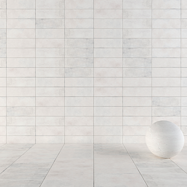 Suite Bianco Concrete Wall Tiles 3D model image 1 