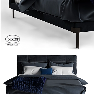 Luxurious Victor Bed - Ultimate Comfort! 3D model image 1 