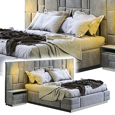 Luxury Dream Visionnaire Bed 3D model image 1 