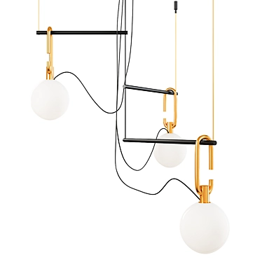 NH S3 Suspension: Sleek and Modern Lighting Solution 3D model image 1 