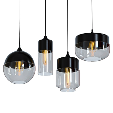 Ferand Modern Chandelier: Elegant Lighting for Any Space 3D model image 1 