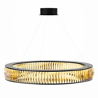 Elegant Vancouver Pendant Chandelier 3D model image 1 