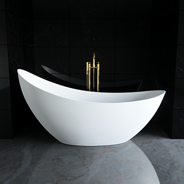 Elegant Freestanding Bathtub 1890x775x950 mm 3D model image 1 