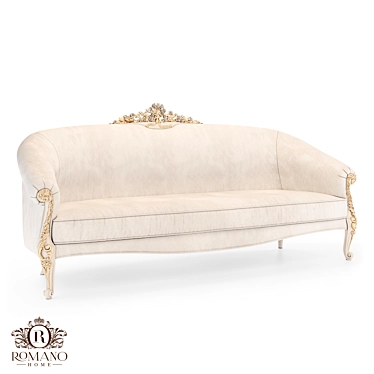 Madlen Handcrafted Sofa by Romano Home 3D model image 1 