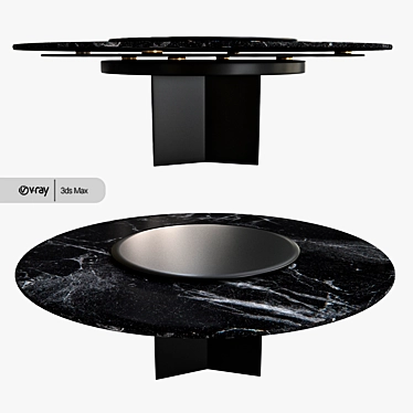 Gallotti Radice Yol Sect Table 3D model image 1 