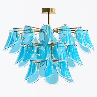 Elegant Underwater Chandelier 3D model image 1 