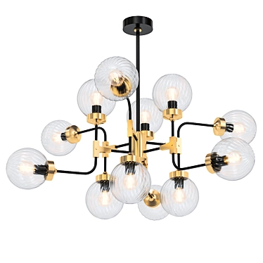 Stunning Ceiling Light: Omnilux Solferino 3D model image 1 