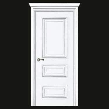 Title: Palazzo 3/1 Interior Door: Elegant and Versatile 3D model image 1 