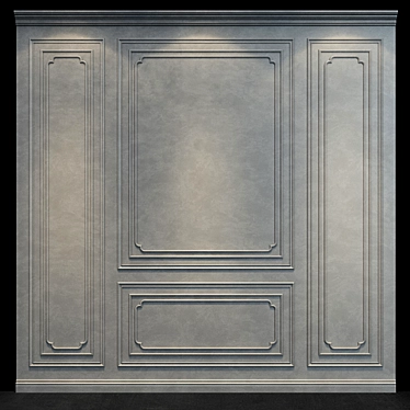 Contemporary 3D Wall Panel 3D model image 1 