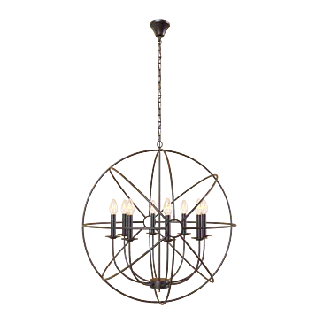  LOFT IT Loft1192-8 Chandelier 3D model image 1 