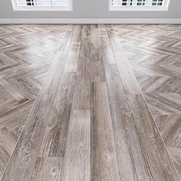 Versatile Parquet Oak Flooring 3D model image 1 