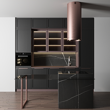 Kitchen No.2 - Modern, Functional Design 3D model image 1 