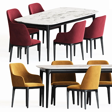 Furman Play Dining Set 3D model image 1 