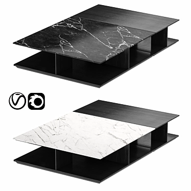 Elegant Poliform Westside Tavolini 3D model image 1 