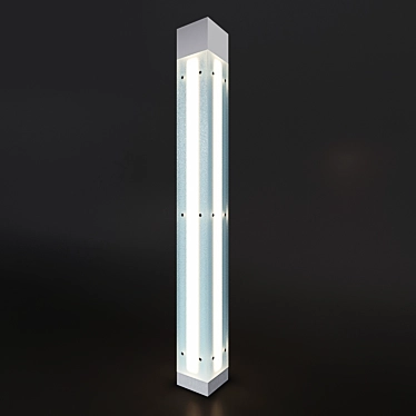 Title: Illuminate Your Space with Decorative Column 3D model image 1 
