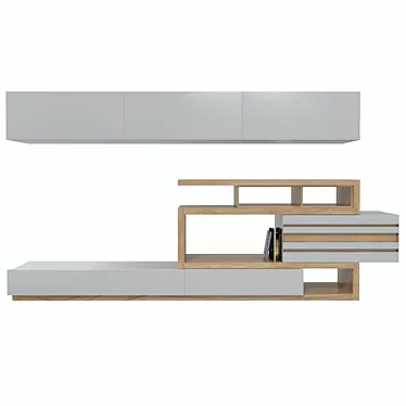 Modern Stylish TV Stand 3D model image 1 