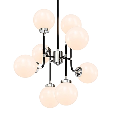 Keenan Sputnik Linear Chandelier 3D model image 1 