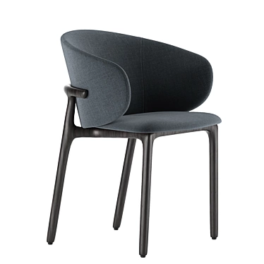 Contemporary Single Chair 3D model image 1 