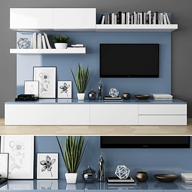 Versatile TV Stand Set - 109 3D model image 1 