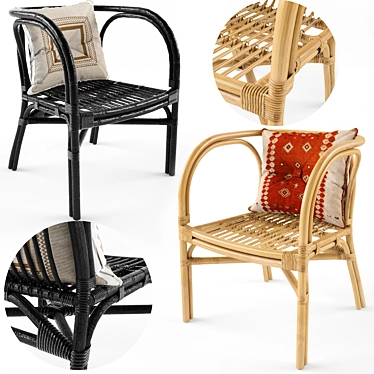 Opalhouse Avalon Accent Chair: Stylish & Realistic Design 3D model image 1 