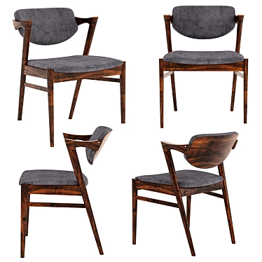 Elegant Kai Chair - Comfort Redefined 3D model image 1 
