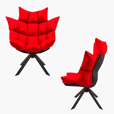 Italian Husk Chair: 108x92x72cm 3D model image 1 