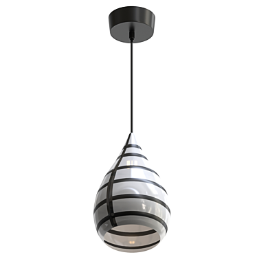 BTC Circle Line Pendant Light 3D model image 1 