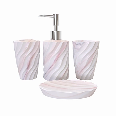 A set of accessories for the bathroom