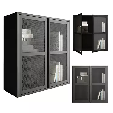 Ikea Ivar Mesh Wardrobe 3D model image 1 