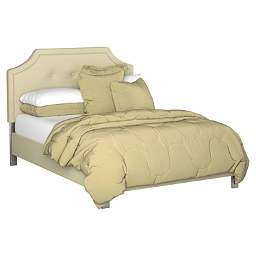 Cozy Comfort Bedding Set 3D model image 1 