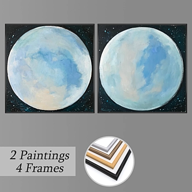 Gallery Collection - Set of Art Prints 3D model image 1 