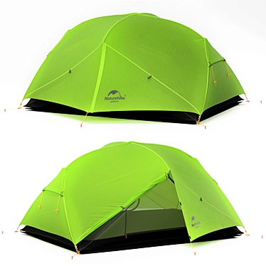 Mongar II: Ultralight Waterproof Tent 3D model image 1 