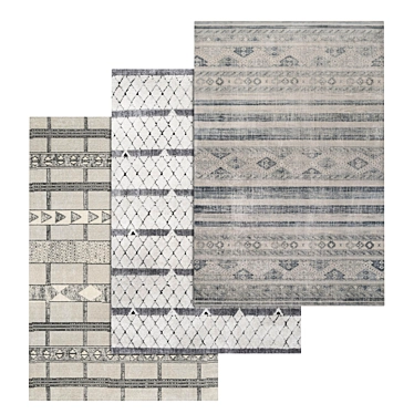 Luxury Carpet Set | High-Quality Textures 3D model image 1 