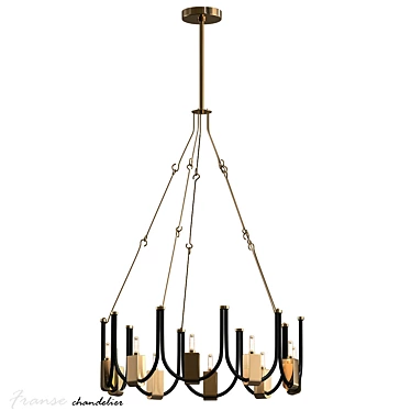 Elegant French Chandelier 2013 3D model image 1 