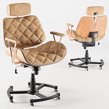 Modern Ergonomic Colin Office Chair 3D model image 1 