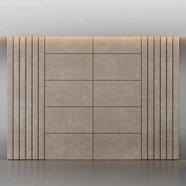 Minimalistic 3D Wall Panel 3D model image 1 